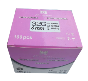 Mezoterapi İğne Ucu 32g 6 MM 100 Adet / Kutu