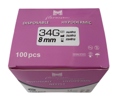 Mezoterapi İğne Ucu 34g 8 MM 100 Adet / Kutu