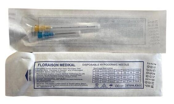 Dolgu Kanül 25G 50mm 50 Adet