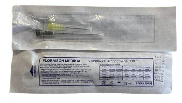 Dolgu Kanül 22G 50mm 50 Adet