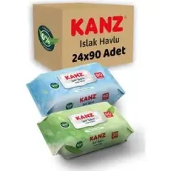 Kanz Islak Mendil Havlu 24X90 Adet 2.160 Yaprak