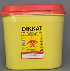 Tıbbi Atık Kovası 5LT