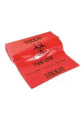 Tıbbi Atık Poşeti Orta Boy 55 cm x 60 cm 10'li Rulo